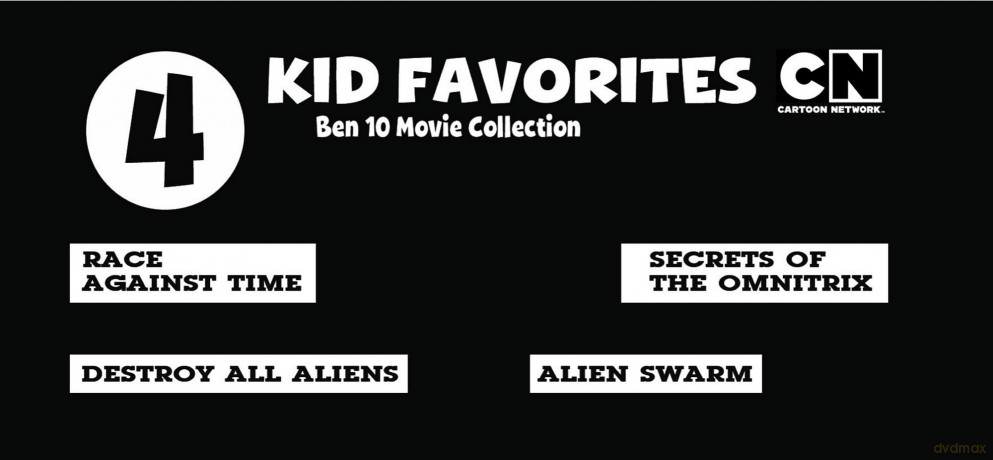 4 Kid Favorites: Ben 10 Movies [4DVD]