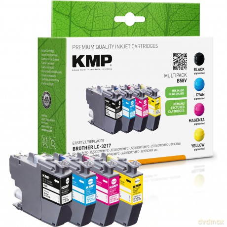 4 KMP B58V schwarz, cyan, magenta, gelb