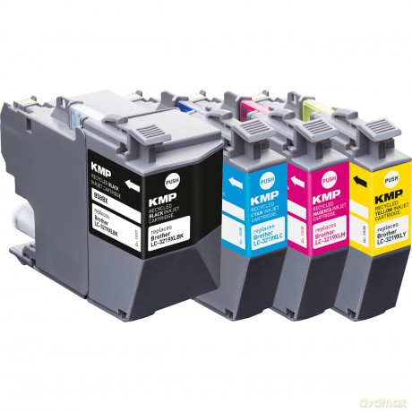 4 KMP B58VX schwarz, cyan, magenta, gelb