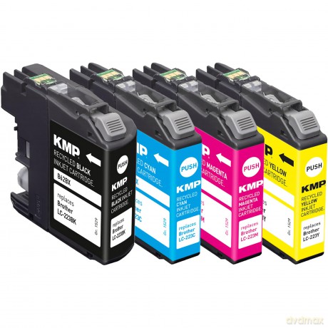 4 KMP B62VX schwarz, cyan, magenta, gelb