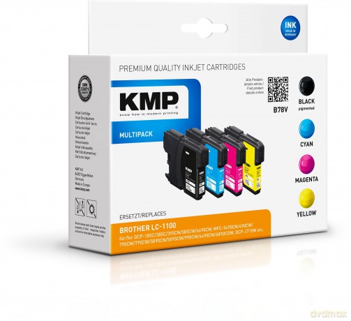 4 KMP B78V schwarz, cyan, magenta, gelb