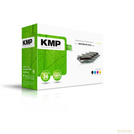 4 KMP B-DR32 schwarz, cyan, magenta, gel