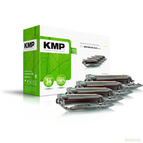 4 KMP B-DR32 schwarz, cyan, magenta, gel