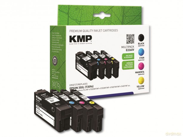 4 KMP E226XV schwarz, cyan, magenta, gel