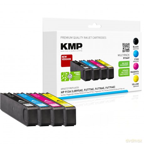 4 KMP H164V schwarz, cyan, magenta, gelb