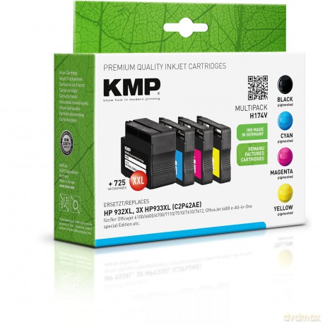 4 KMP H174V schwarz, cyan, magenta, gelb