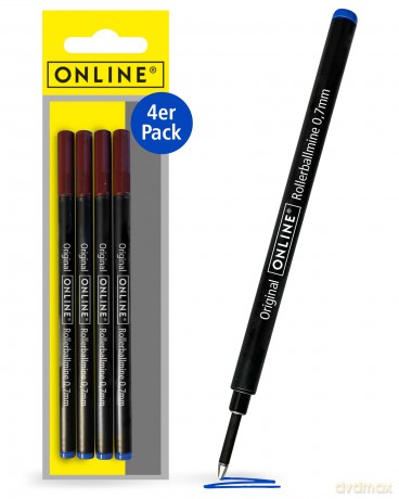 Onlineâž: 4 ONLINE Rollerball-Minen Gelschreiberm
