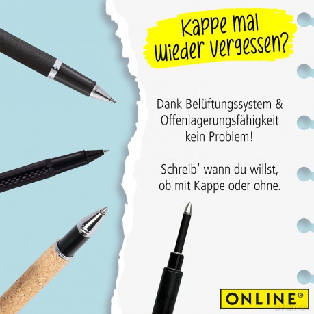 Onlineâž: 4 ONLINE Rollerball-Minen Gelschreiberm
