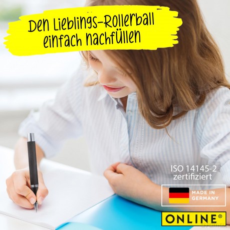 Onlineâž: 4 ONLINE Rollerball-Minen Gelschreiberm