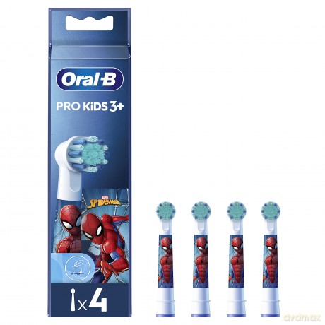 4 Oral-B PRO KIDS 3+ SPIDER-MAN Zahnbźrs