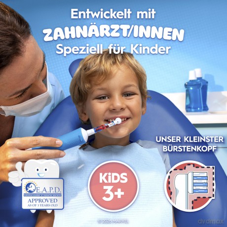 4 Oral-B PRO KIDS 3+ SPIDER-MAN Zahnbźrs