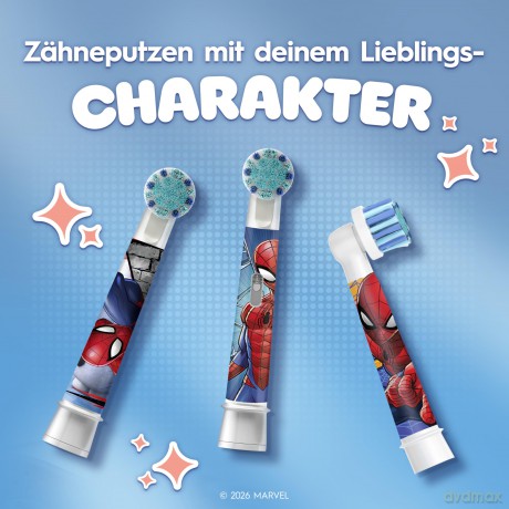 4 Oral-B PRO KIDS 3+ SPIDER-MAN Zahnbźrs