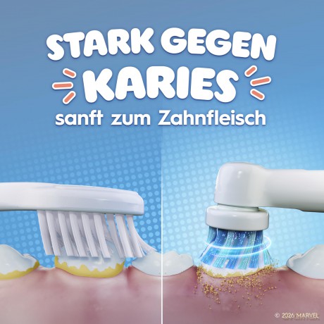 4 Oral-B PRO KIDS 3+ SPIDER-MAN Zahnbźrs
