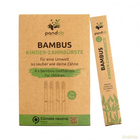 4 pandoo Kinder Zahnbźrsten
