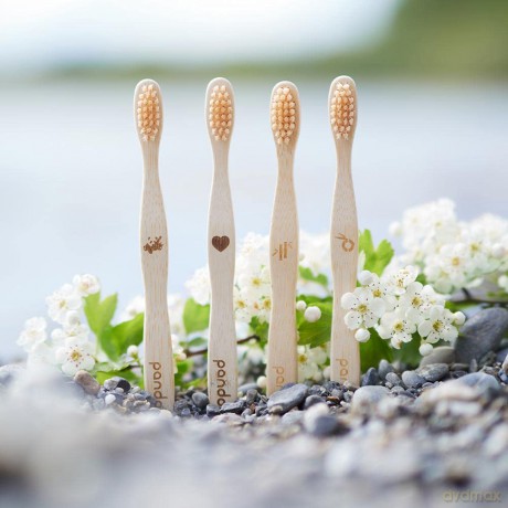 4 pandoo Kinder Zahnbźrsten