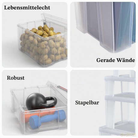 Paperflow: 4 PAPERFLOW CLIP`N STORE Aufbewahrungsbo