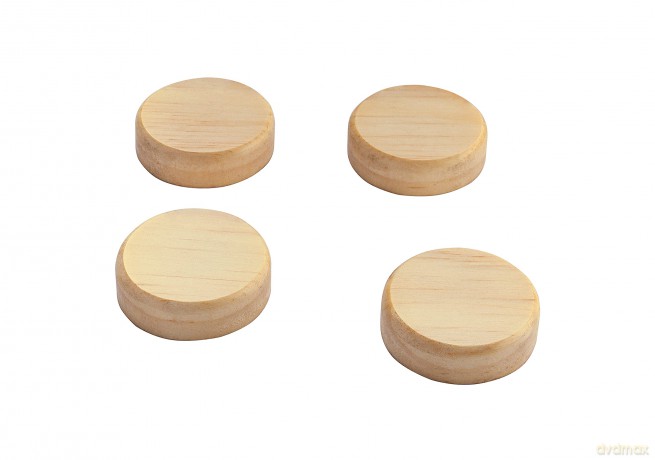 4 SIGEL Magnete braun 3,3 x 0,9 cm