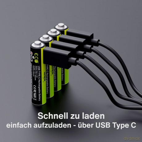 Verico: 4 VERICO Akkus mit Ladegert LoopEnergy