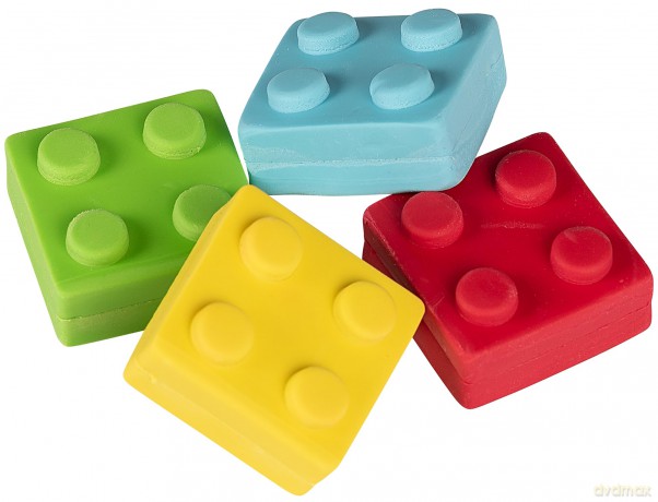 Wedo: 4 WEDO Radiergummis Bricky