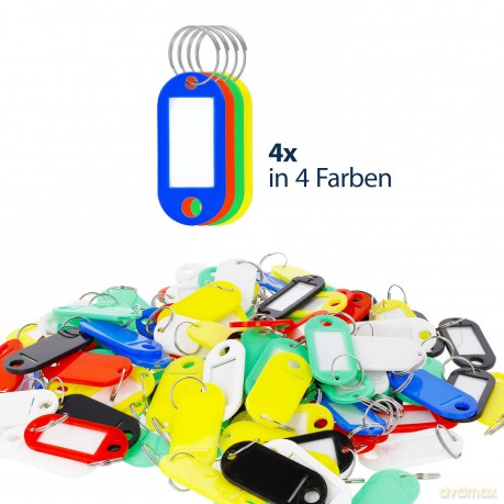 Westcott: 4 WESTCOTT Schlźsselanhnger farbsortier