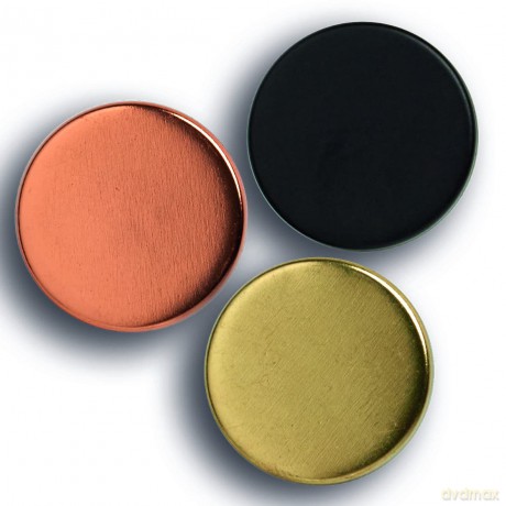 4 Zeller Magnete gold 2,3 x 0,9 cm