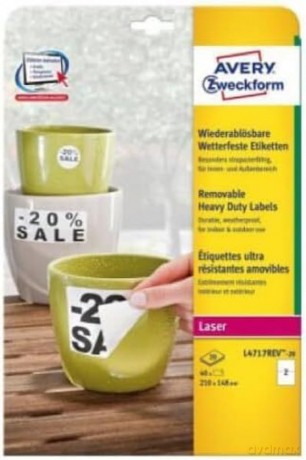 40 AVERY Zweckform wetterfeste Folieneti