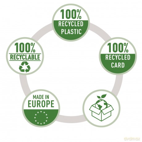 Leitz: 40 LEITZ Prospekthźllen Recycle DIN A4 t