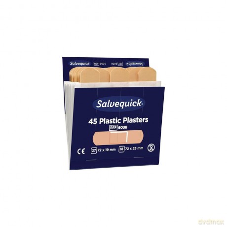 45 Salvequick Pflaster Plastic 1009036V