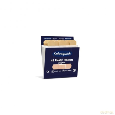 45 Salvequick Pflaster Plastic 1009036V