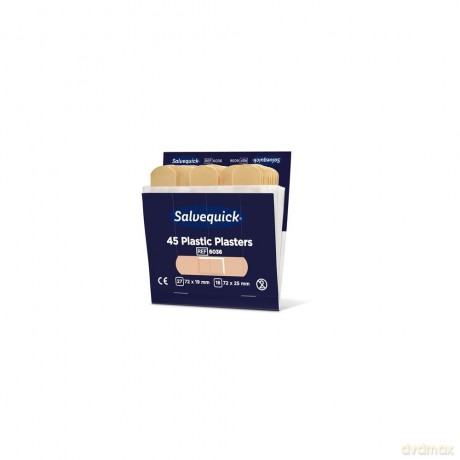 45 Salvequick Pflaster Plastic 1009036V