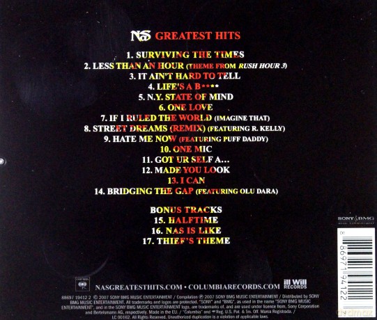 Nas: Greatest Hits [CD]