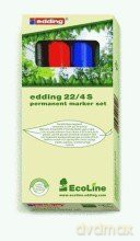 4er Perm.-M. Edding 22 Farbs.