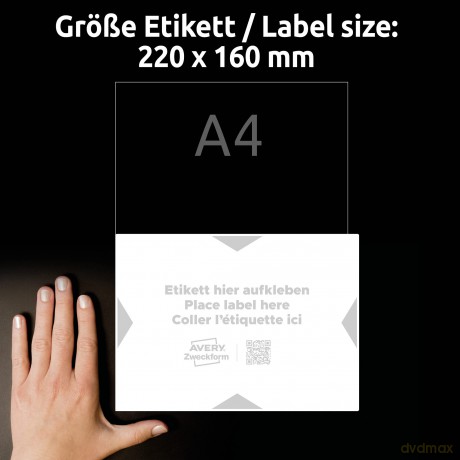 Avery Zweckform: 5 AVERY Zweckform Trger-Etiketten 8003