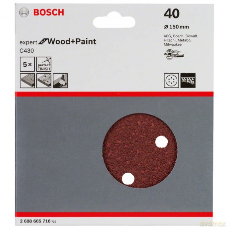 Bosch: 5 BOSCH C430 Expert for Wood and Paint S