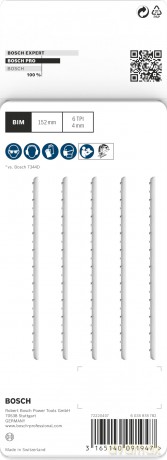 Bosch: 5 BOSCH PRO T344DF Stichsgebltter