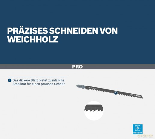 Bosch: 5 BOSCH Stichsgebltter