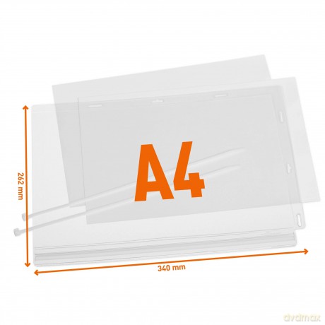 5 DURABLE Dokumentenhźllen transparent 2