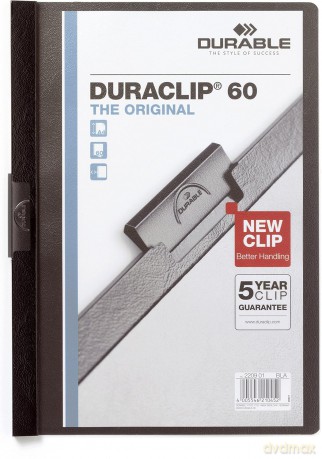 5 DURABLE Klemmhefter schwarz