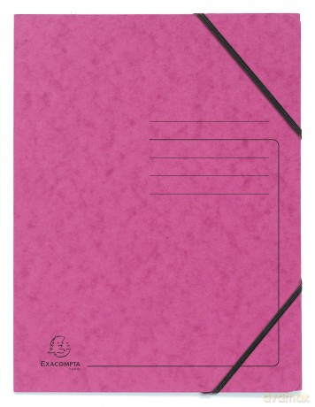 5 Exacompta Eckspanner DIN A4 pink