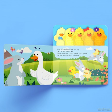 5 Finger Puppet Three Ducks [KSIĄŻKA]
