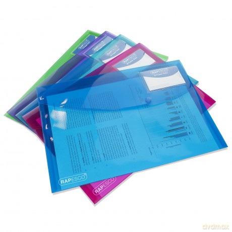 Rapescoâž: 5 RAPESCO Sammelmappen DIN A4 farbsorti