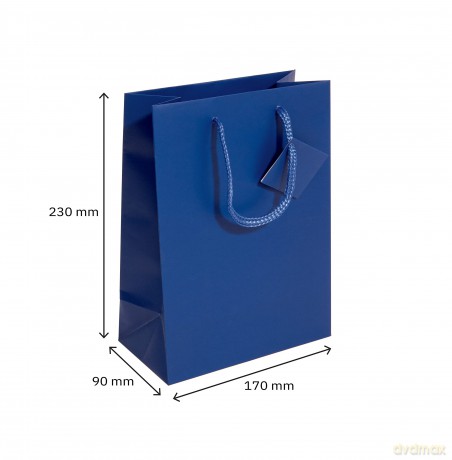Sigel: 5 SIGEL Geschenktaschen blau 17,0 x 23,0