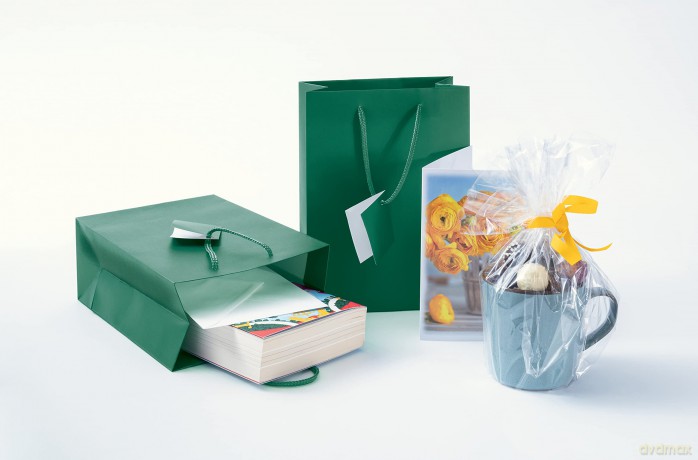 Sigel: 5 SIGEL Geschenktaschen grźn 17,0 x 23,0