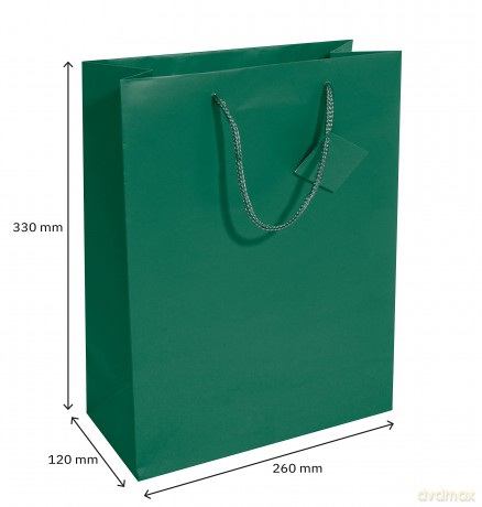 Sigel: 5 SIGEL Geschenktaschen grźn 26,0 x 33,0