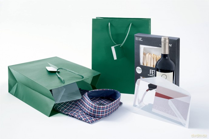 Sigel: 5 SIGEL Geschenktaschen grźn 26,0 x 33,0