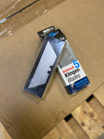 Wedo: 5 WEDO Cuttermesser-Klingen Safety MetDe