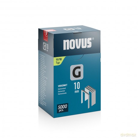 Novus: 5.000 novus Tackerklammern 11/10 Flachdr