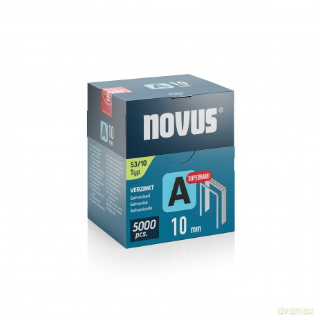 Novus: 5.000 novus Tackerklammern 53/10 Feindra