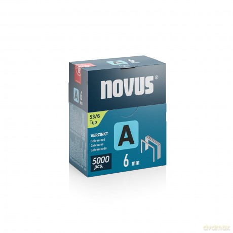 Novus: 5.000 novus Tackerklammern 53/6 Feindrah