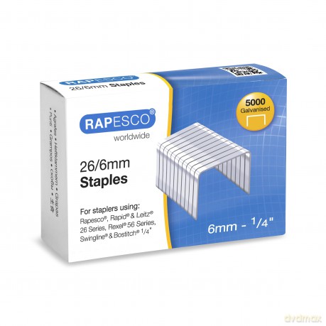 Rapescoâž: 5.000 RAPESCO Heftklammern 26/6